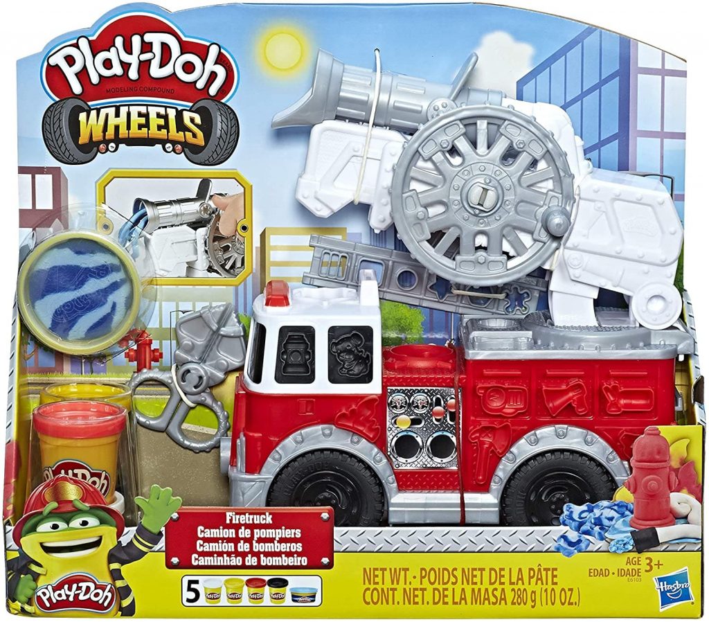 Juego de plastilina camión de bomberos