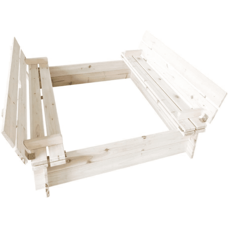 areneros para niños de madera con asientos